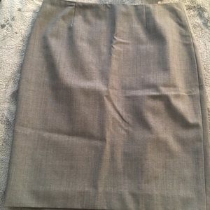 Elie tahari gray pencil skirt